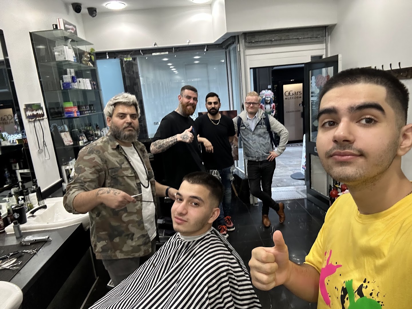 The team at Modern Barbers, Leeds